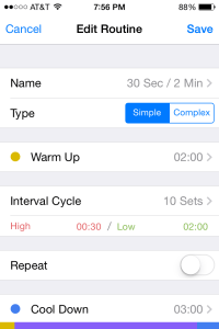 The options are pretty much limitless with Interval Timer.