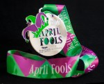 The April Fool's race medal.