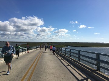 Beautiful day for a race! Headed toward Stone Harbor from North Wildwood.